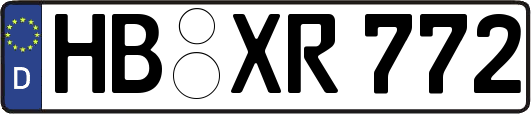 HB-XR772