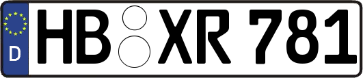 HB-XR781