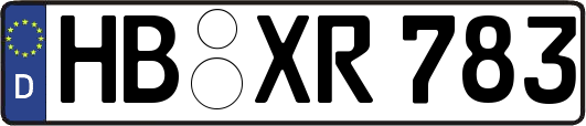 HB-XR783