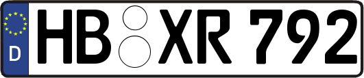HB-XR792