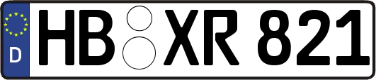 HB-XR821