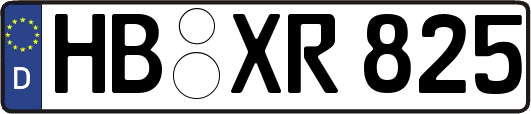 HB-XR825