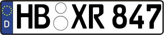 HB-XR847