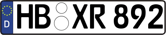 HB-XR892