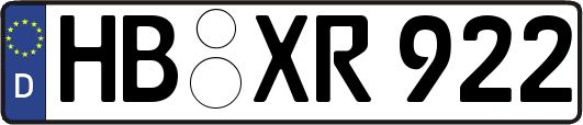 HB-XR922