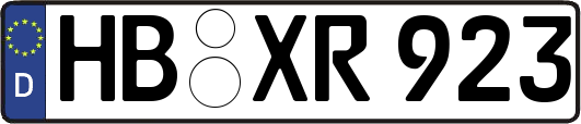 HB-XR923