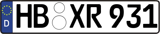 HB-XR931