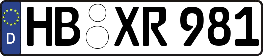 HB-XR981