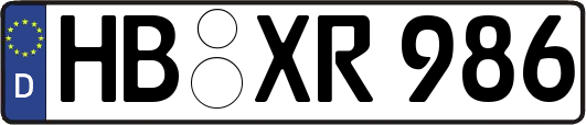 HB-XR986