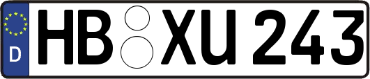 HB-XU243