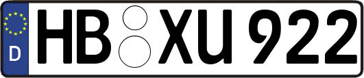 HB-XU922