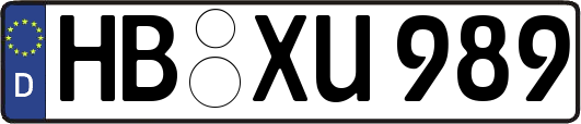 HB-XU989