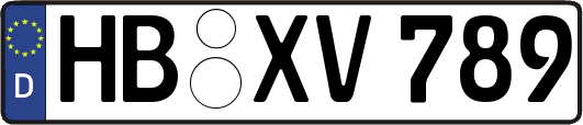 HB-XV789