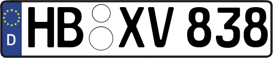 HB-XV838