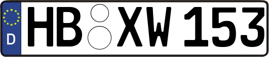HB-XW153