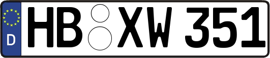 HB-XW351
