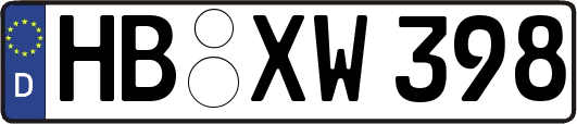 HB-XW398