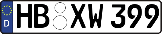 HB-XW399