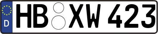 HB-XW423