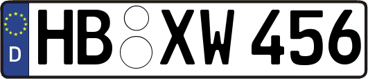HB-XW456