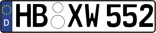 HB-XW552