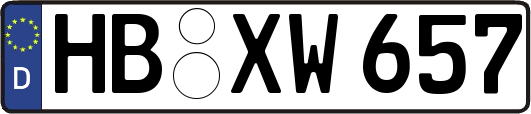 HB-XW657