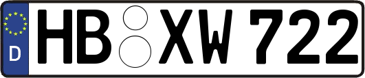 HB-XW722