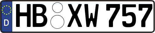 HB-XW757