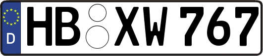 HB-XW767