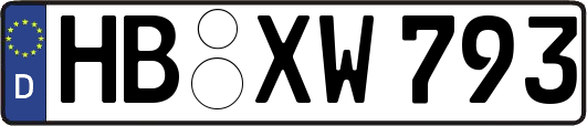 HB-XW793