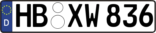 HB-XW836