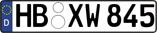 HB-XW845