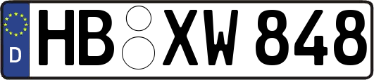 HB-XW848
