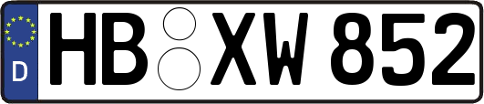 HB-XW852