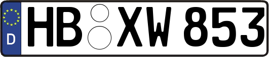HB-XW853