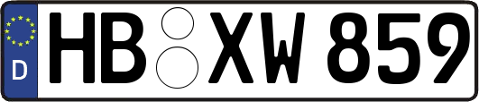HB-XW859