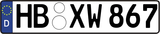 HB-XW867