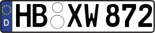 HB-XW872