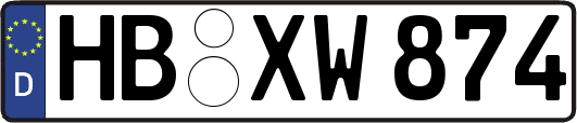 HB-XW874