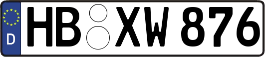HB-XW876