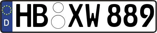 HB-XW889