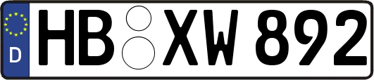 HB-XW892