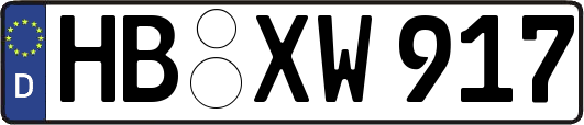 HB-XW917