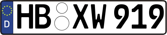 HB-XW919