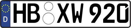 HB-XW920