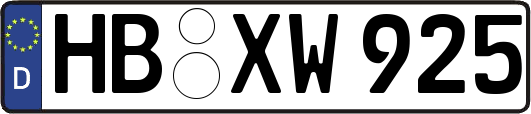 HB-XW925