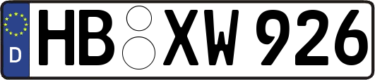 HB-XW926