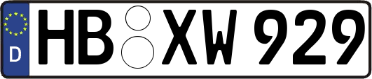 HB-XW929