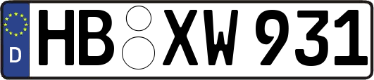 HB-XW931