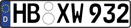 HB-XW932